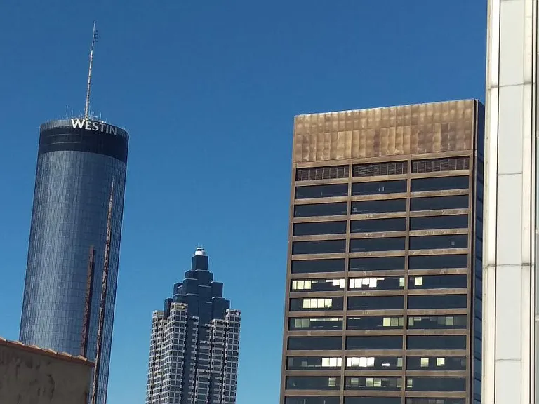 Some of the giants of Downtown as seen from the roof-top pat