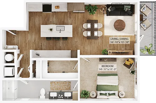 Floor plan A18