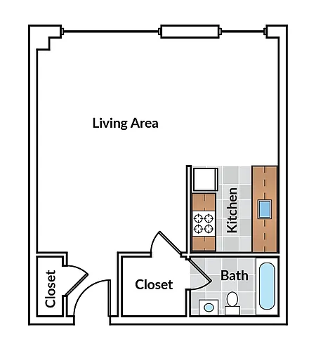 Floor plan Studio