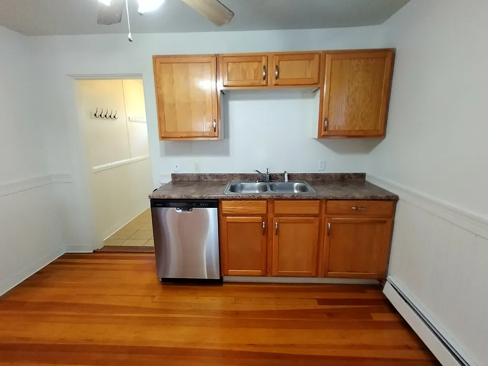 Dishwasher and double bowl sink