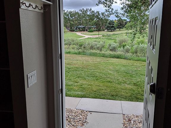 Looking out the front door - nice view, right?