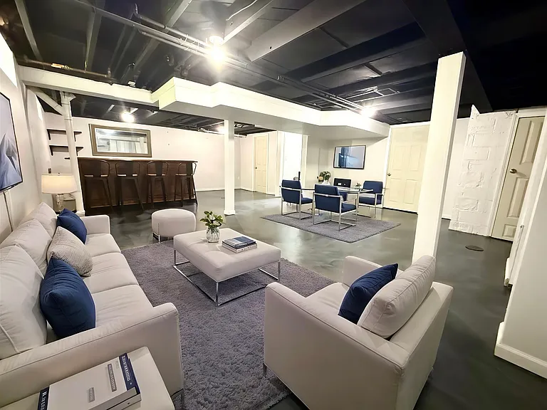 Basement with bar - Virtually staged to show possibilities