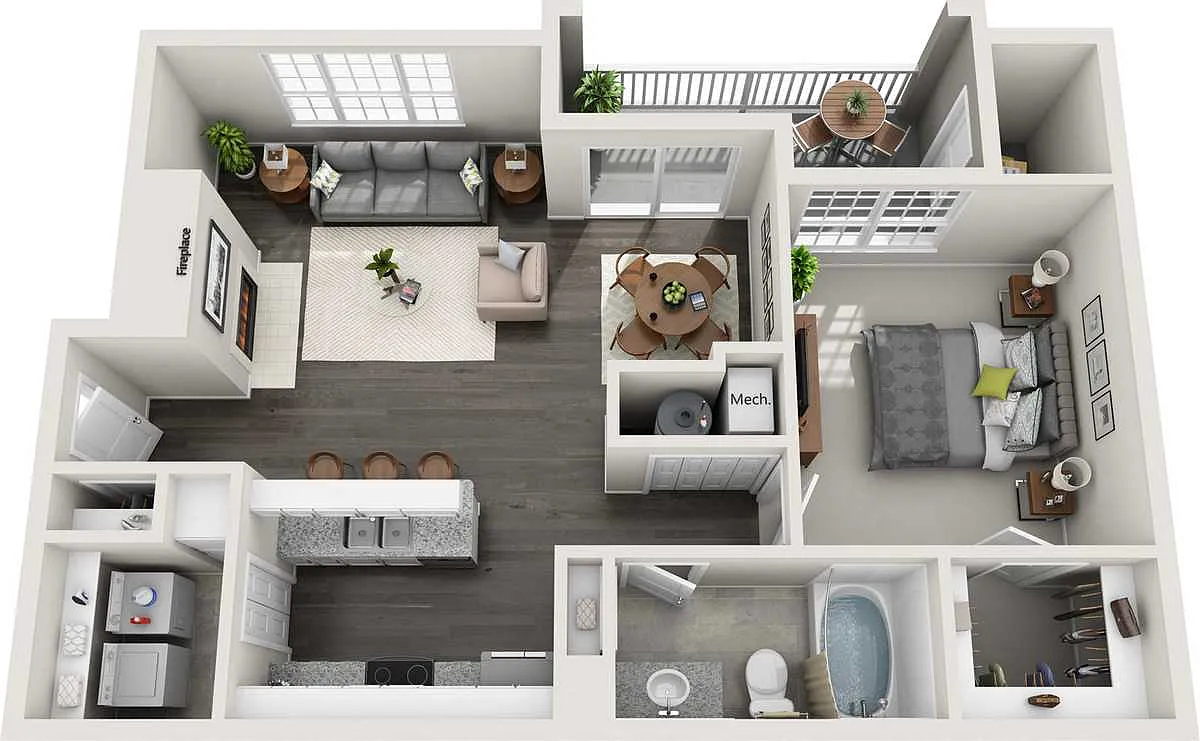 Floor plan The Chestnut