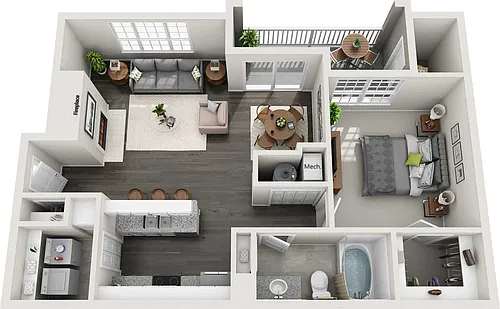Floor plan The Chestnut