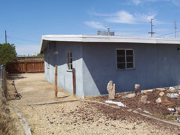 Left side of house
