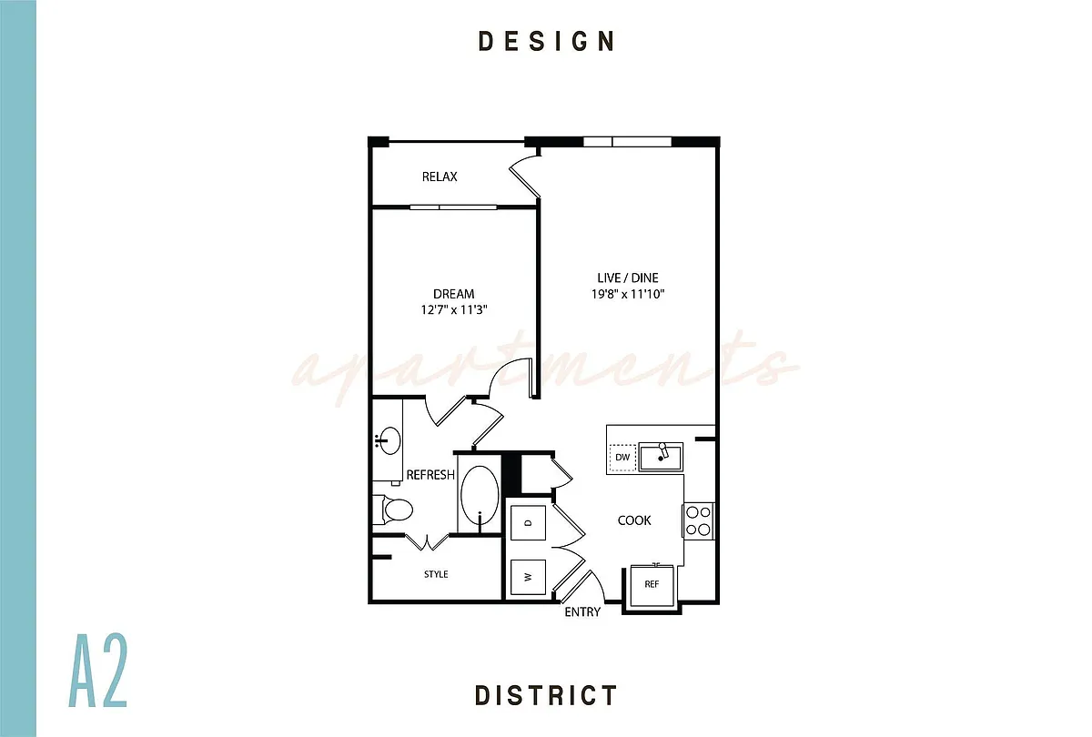 Floor plan A2.2 Income Qualified Homes