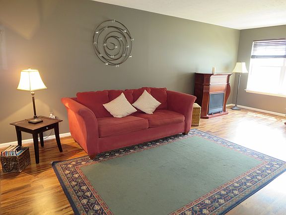 Lots of light from the wall of windows