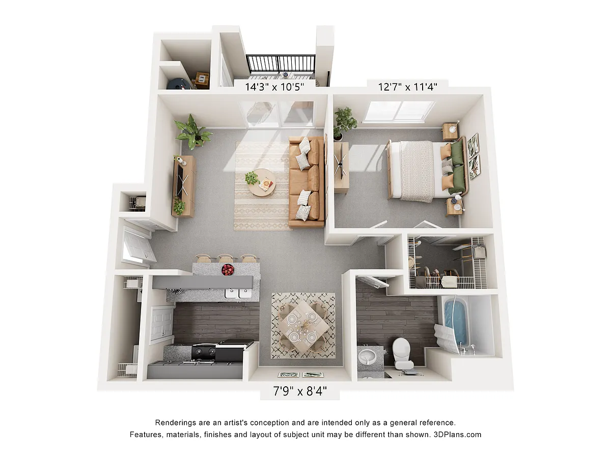 Floor plan A-M