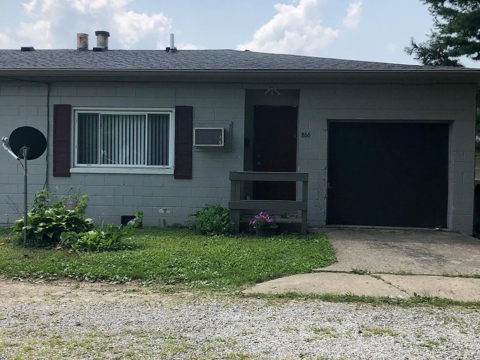 Front of the home. Private entrance private and friends