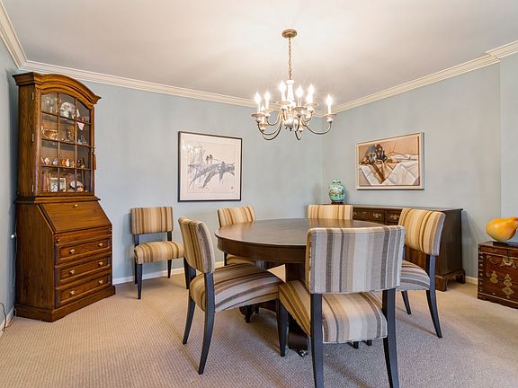 Living/Dining room combo lends itself to easy entertaining.