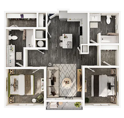 Floor plan B2A