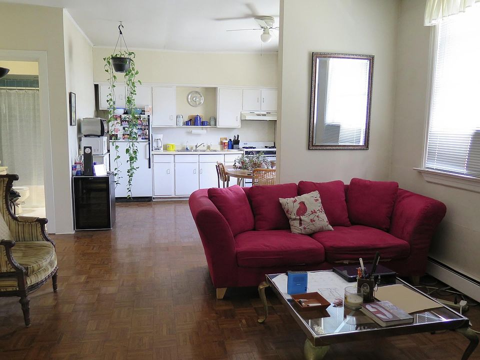 Open concept kitchen and living space