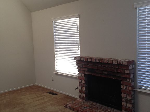 Living room fireplace