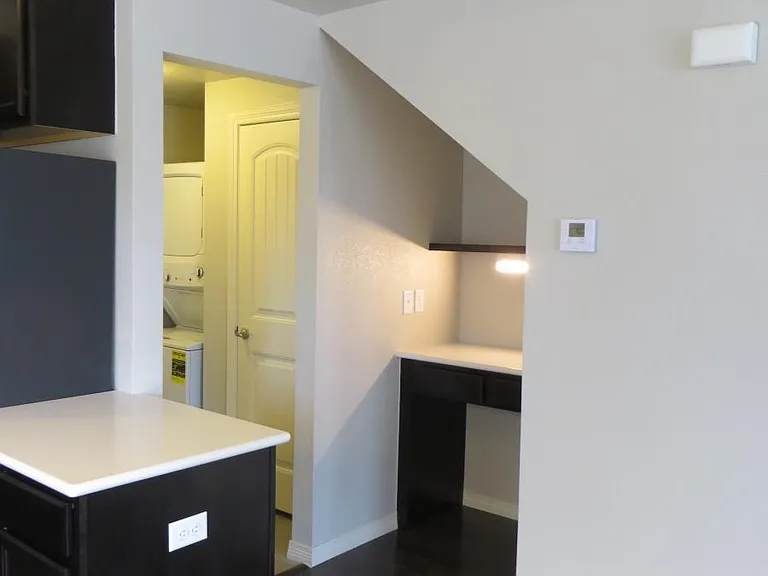 Desk off of kitchen