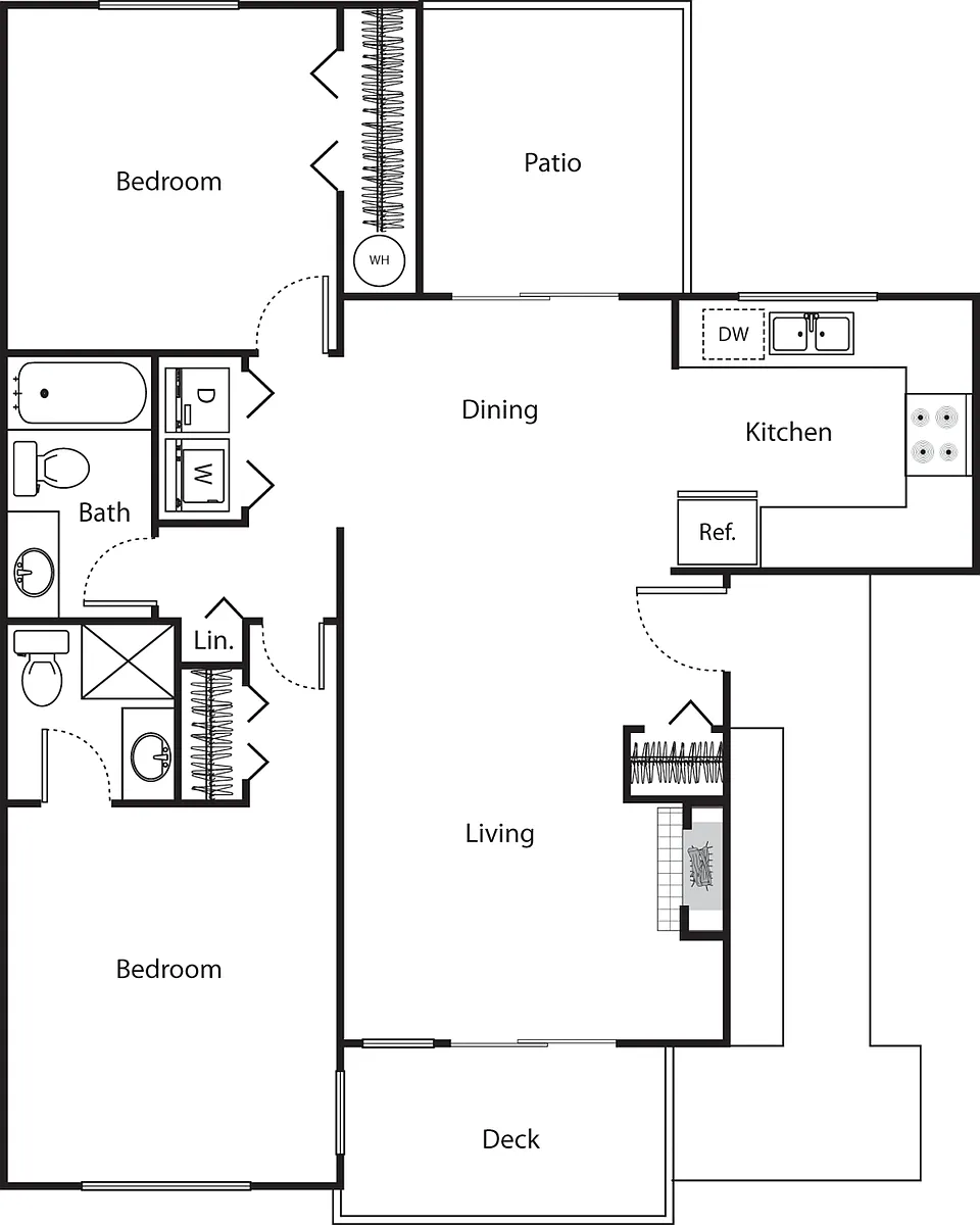 Floor plan Robins Nest Renovated