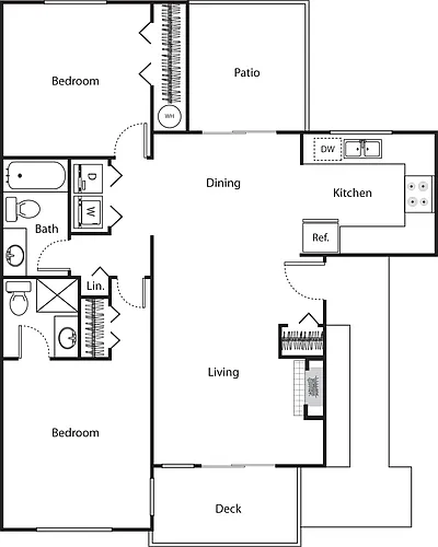 Floor plan Robins Nest Renovated