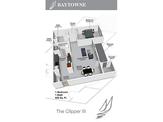 Floor plan Clipper III