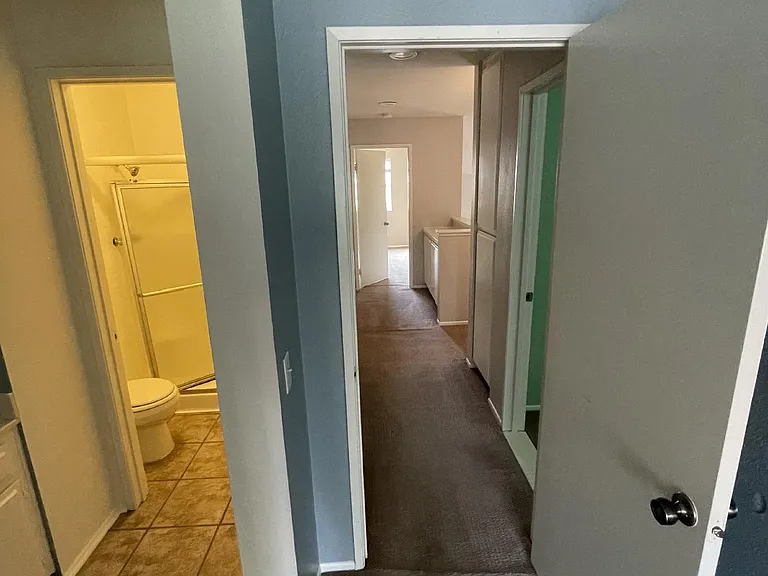 upstairs