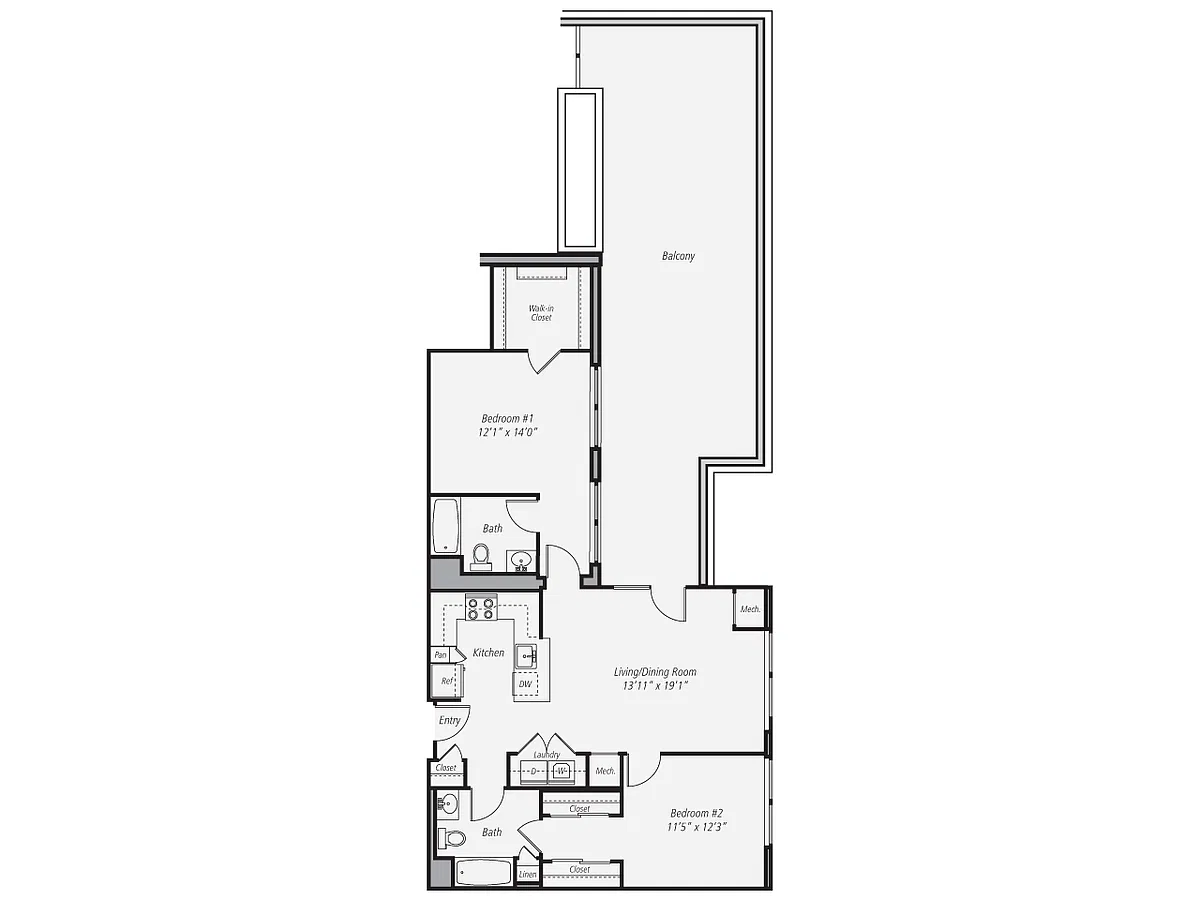 Floor plan B2P-1066