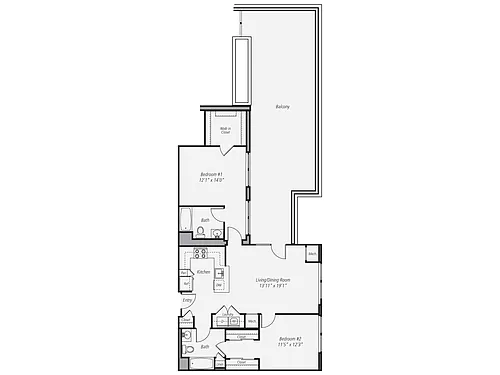 Floor plan B2P-1066
