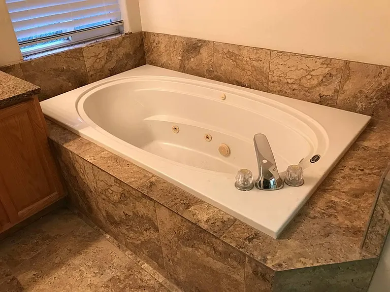 Master Bathroom with Jetted Tub