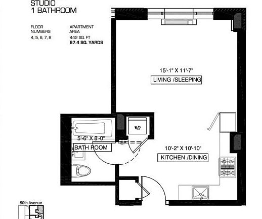 2nd image of 2-26 50th Ave #8J
