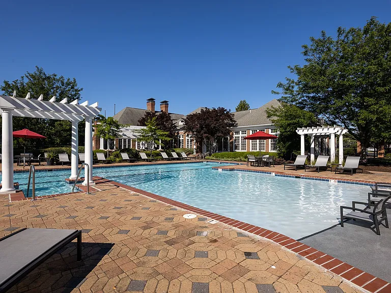 Lounge by our resort-style pool