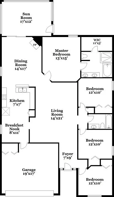 4 bed, 2.0 bath, 1764 sqft, $2,270 — Photo 2