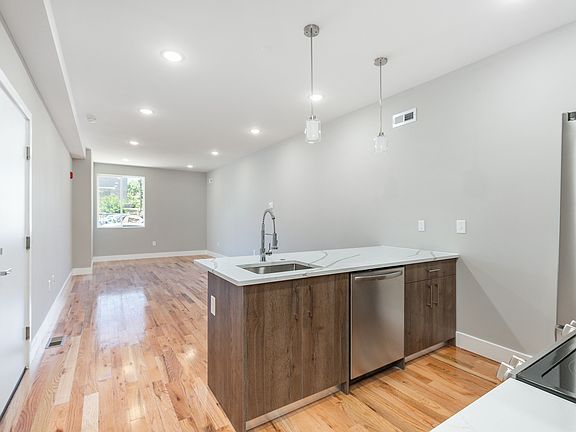 front door/ living and dining area