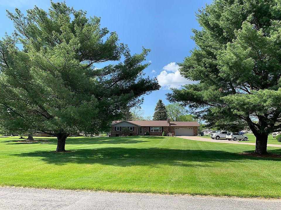 The front of the house.