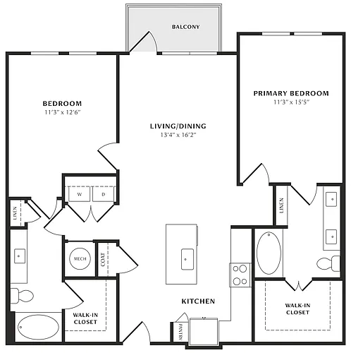 Floor plan B3