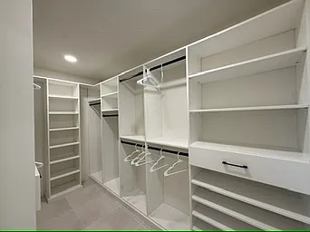 Larger Master Closet