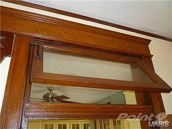 Beautiful wood throughout; transom windows.