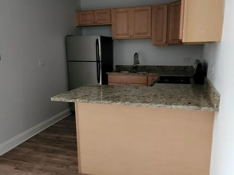 updated one bedroom kitchen