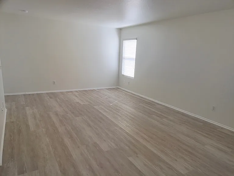 Primary Bedroom, view from far wall into the room