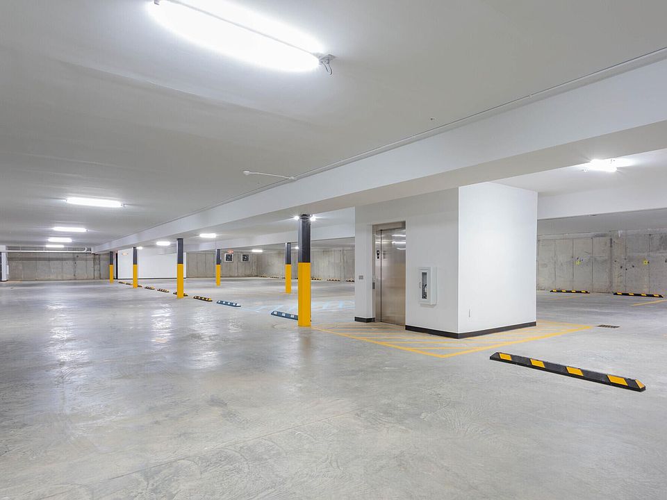 Underground garage spaces included with every unit.