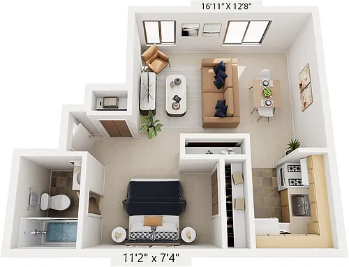 Floor plan Studio