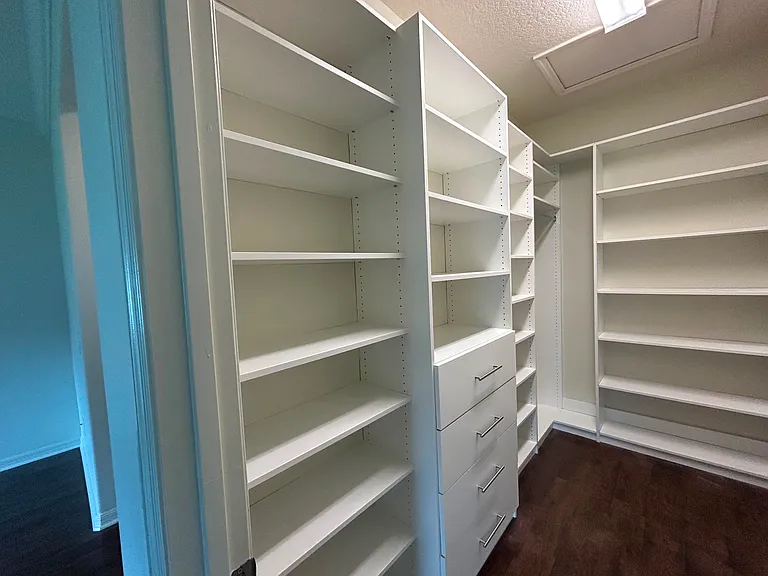 Master bedroom closet