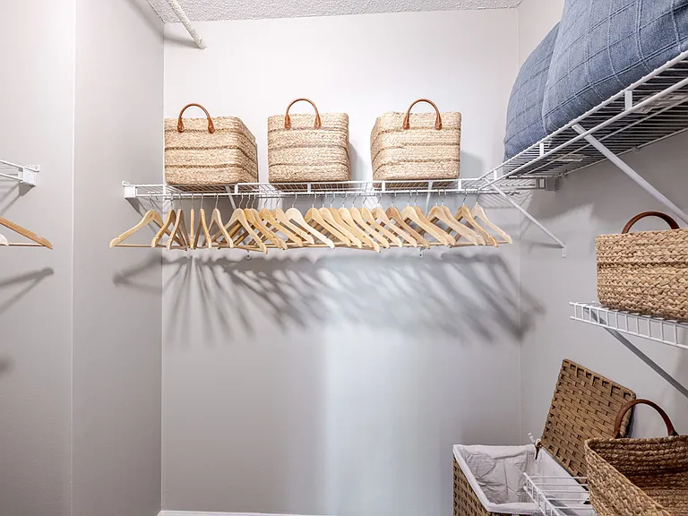 Spacious Closets at 15 Bank Apartments in White Plains, NY 10606
