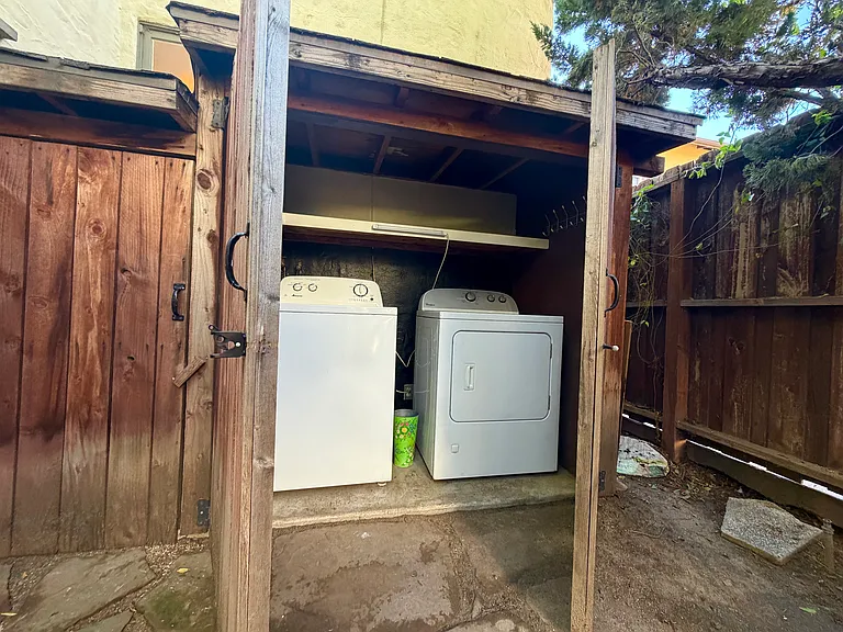 Shared laundry area