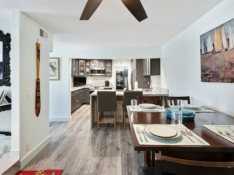 Kitchen and dining room