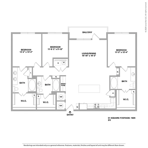 Floor plan C1
