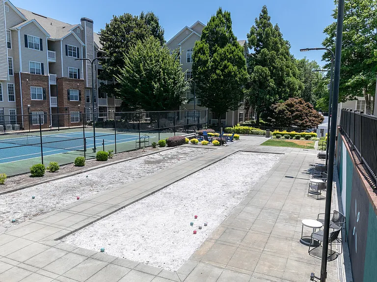 Bocce Ball Court at Willowest in Collier Hills in Atlanta, GA 30318