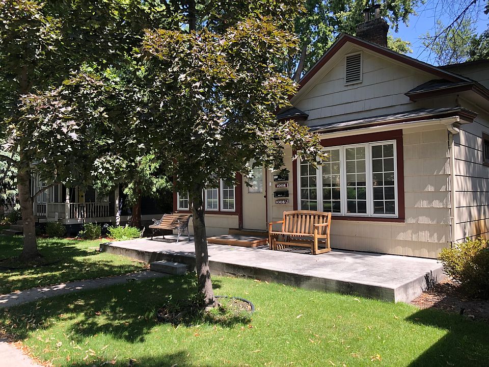 front yard of property