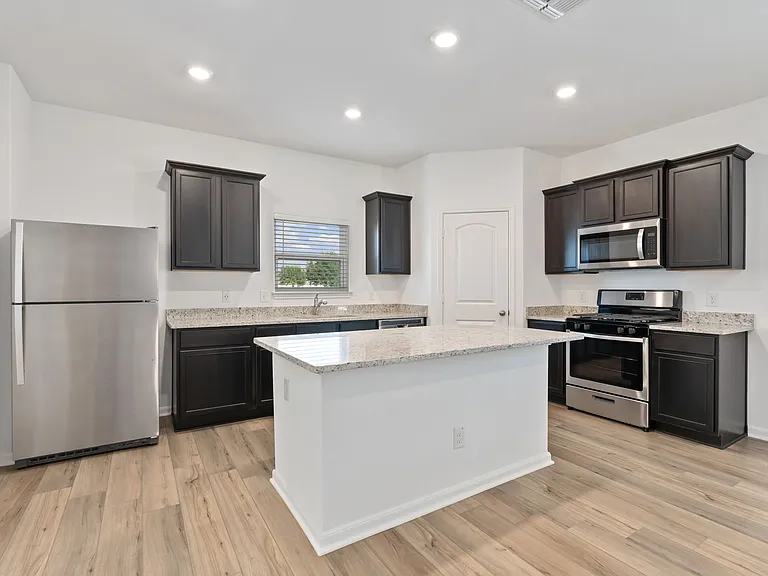 All kitchen appliances included.