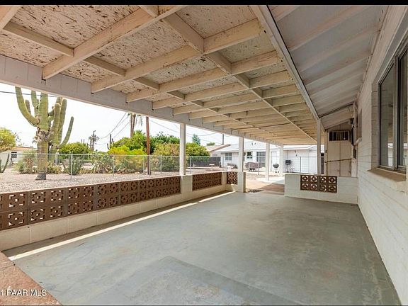 huge covered back patio