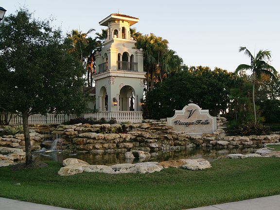 waterfall gated entrance