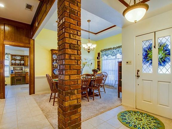 Formal dining open to living!