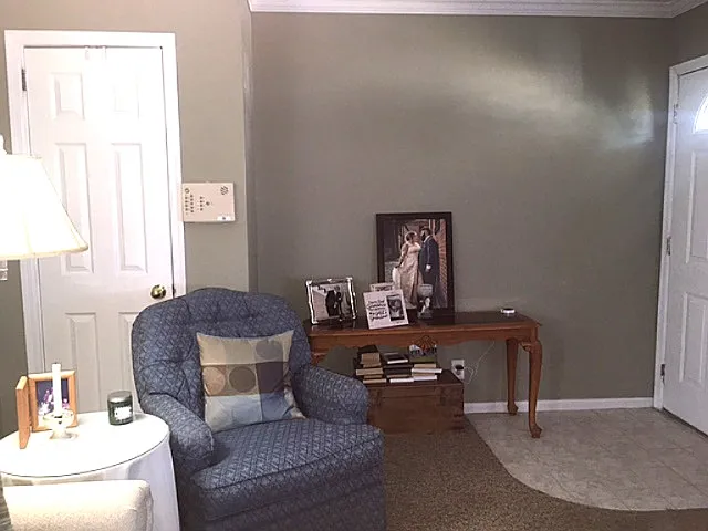 Entry with guest closet
