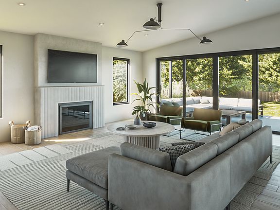 Juniper Living Room in Graphic Modern